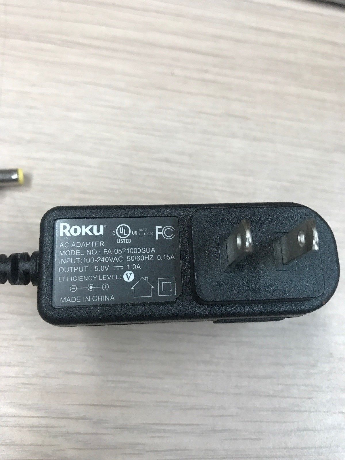 *Brand NEW*5V 1.0A AC Adapter ROKU FA-0521000SUA Power Supply